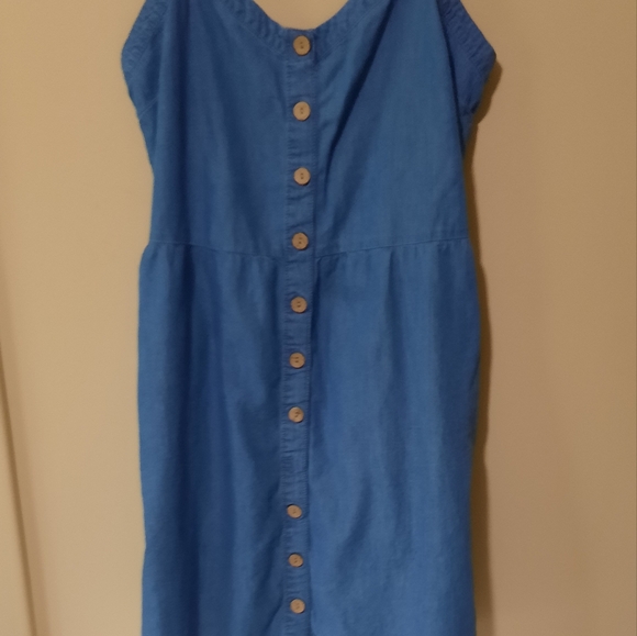 Vintage Denim Summer Short  Dress..Size Medium - Picture 13 of 13